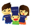 Vector: familly familly