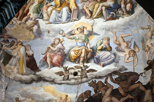 Photo: Florence - Duomo .The Last Judgement. Inside the cupola Florence - Duomo .The Last Judgement. Inside the cupola