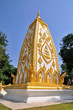 Gold and white stupa