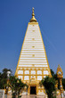 Gold and white stupa