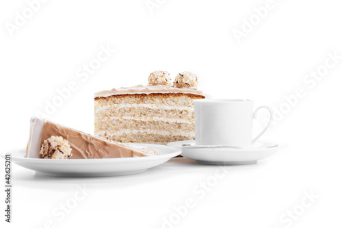 Photo: nusstorte mit kaffee nusstorte mit kaffee