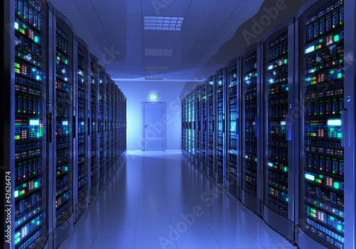 Server room interior
