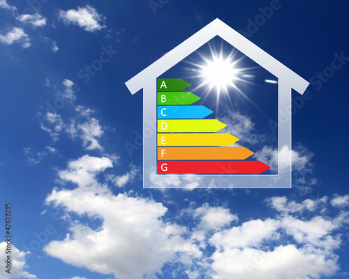 Çizim: House against nature background House against nature background