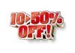 10～50%OFF