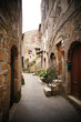 small backstreet in an italian village
