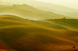 Scenic view of Tuscany landscape, Italy .  Nature background