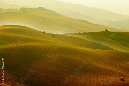 Photo: Scenic view of Tuscany landscape, Italy . Nature background Scenic view of Tuscany landscape, Italy . Nature background