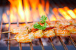 prawn spit on grill
