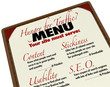 Menu Hungry for Web Traffic Grow Online SEO Ranking