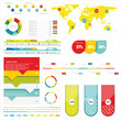 World Map and Information Graphics