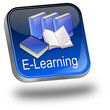 Vector: E-Learning Button E-Learning Button
