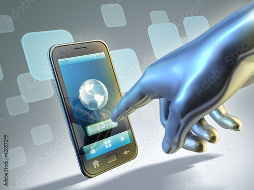 Illustration: Smartphone connection Smartphone connection