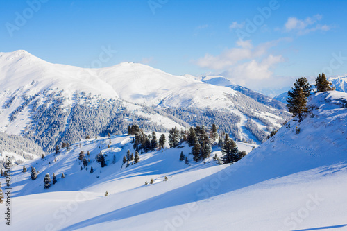 Photo: Skiing resort in Austria Skiing resort in Austria