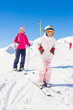 Happy skiers