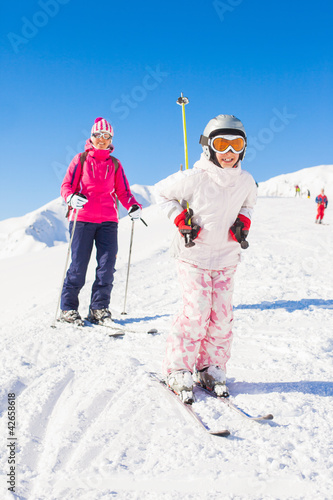 Photo: Happy skiers Happy skiers