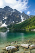 Morskie Oko mountain lake in Polish Tatra mountains