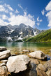 Morskie Oko lake in Polish part of Tatra mountains