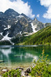 Polish Tatra mountains Morskie Oko lake