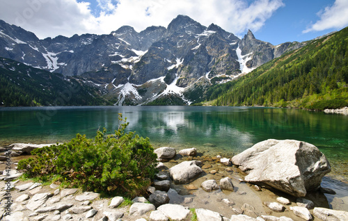 Fototapeta Morskie Oko lake in Tatra mountains, Poland