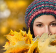 woman autumn