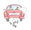 Vektor: just married just married