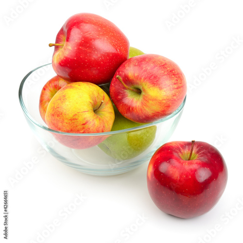 Photo: apples in a glass apples in a glass