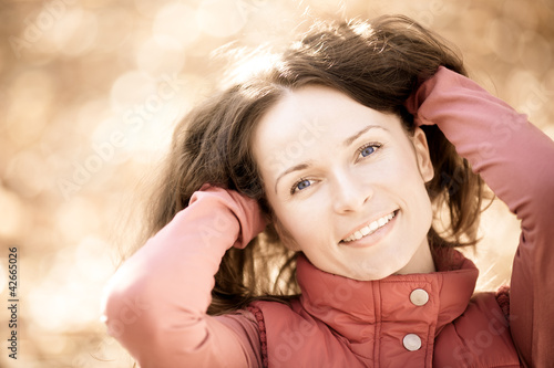 Photo: Portrait of smiling woman Portrait of smiling woman