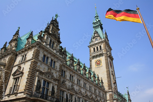 Photo: City Hall in Hamburg City Hall in Hamburg