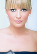Photo: Close-up portrait of a young woman with beautiful eyes Close-up portrait of a young woman with beautiful eyes