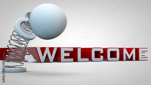 Illustration: welcome welcome
