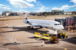 Aircraft at the airport