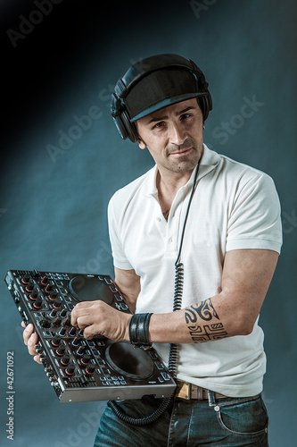 Photo: DJ at work DJ at work