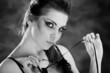 Foto: woman with glamour make-up woman with glamour make-up