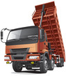 large dumper in action