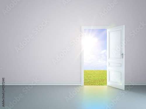 Illustration: open door open door