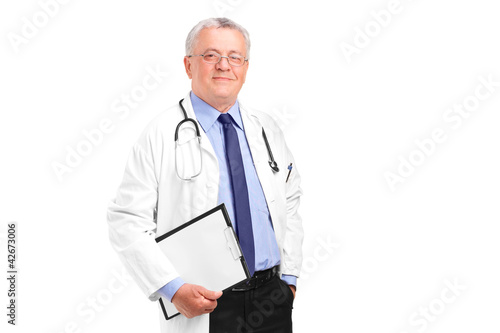 Photo: A maturemale doctor posing A maturemale doctor posing