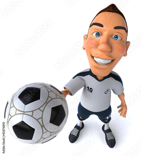 Ilustración: German football player German football player