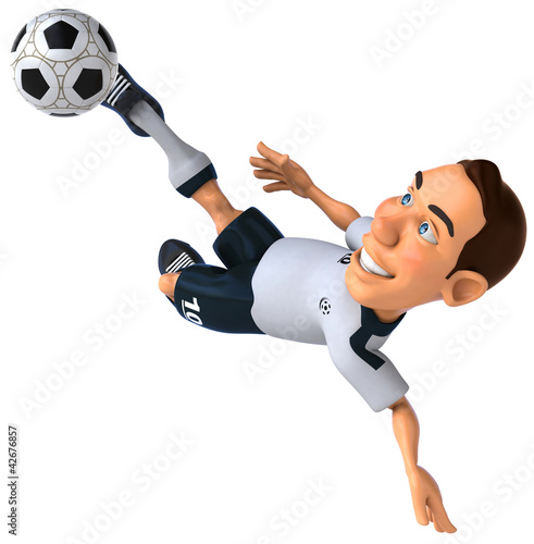 Illustration: German football player German football player