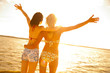 girlfriends on resort