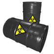 Giftmüll Biohazard Fass