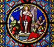 Photo: Stained-glass window Stained-glass window