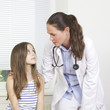 Doctor with young patient