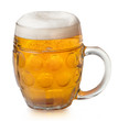 Photo: Glass og lager beer Glass og lager beer