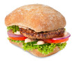 Sanwich with hamburger