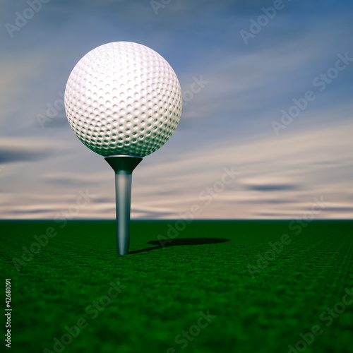 Illustration: Golf ball Golf ball