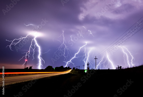 Photo: Lightning storm Lightning storm