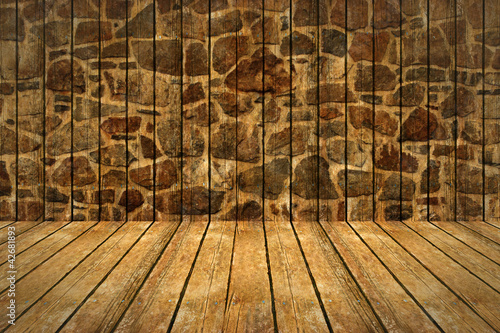 Photo: Wall and floor background. Wall and floor background.