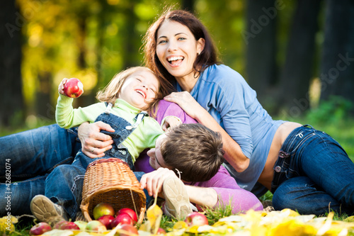 Photo: Family having fun Family having fun