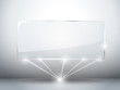 Glass Plate Background with Lasers