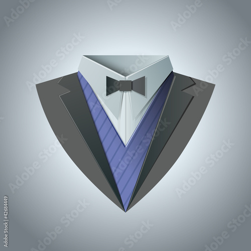 Vetor: Luxury tuxedo. Vintage Classic creative design Luxury tuxedo. Vintage Classic creative design